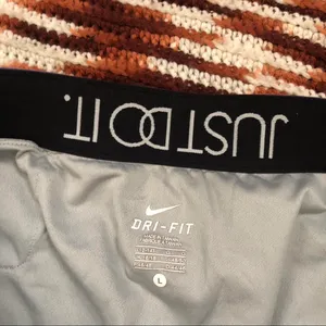 Nike Just Do It Fold over Y2K 2000s Micro Mini Booty Shorts Drawstring Low Rise Basketball Volleyball Purple Black #Retro #Sporty Size L Measurement in pics thumbnail 5