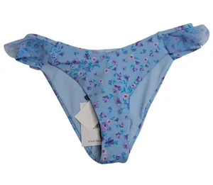 Beach Riot Womens Paige Micro-Floral Print Bikini Bottom Size XS thumbnail 1