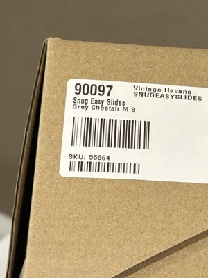 Vintage Havana Grey Cheetah Snug Slides thumbnail 7