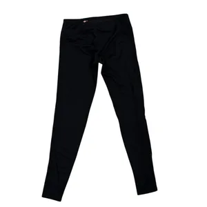 Abercrombie & Fitch Black Athletic Active Leggings Rose Gold Logo Size Small thumbnail 3