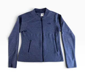 The North Face Women’s Large Full Zip Jacket Blue Heather Fleece NWOT thumbnail 1