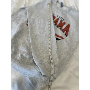 Vintage-style Alabama Crimson Tide Sz:S graphic Heather Gray Crewneck sweatshirt thumbnail 5