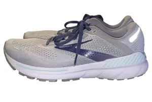 Brooks Adrenaline GTS 22 Running Shoes woman's Sz 10 Gray/Blue #1203531B045 thumbnail 1