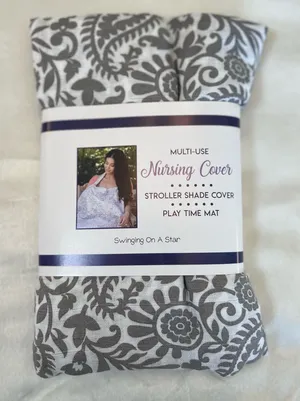 Multi Use Cover Nursing, Scarf Stroller Shade Cover Or‎ Play Time Mat thumbnail 1