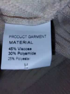 NWT Krush Kandy Boutique Neutral Ribbed 1/4 Zip Sweater Size M | Quiet Luxury thumbnail 6
