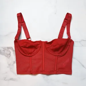 Edikted Teagen Mesh Corset Top thumbnail 3