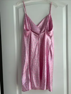 Zara Pink Floral Cowl Neck Slip thumbnail 3