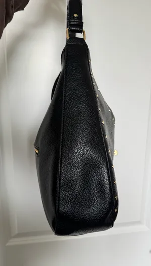 Moda Luxe Black Leather Purse thumbnail 7