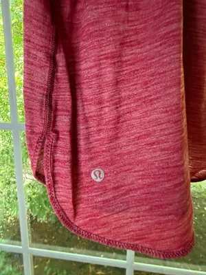 Lululemon 105 Singlet Racerback Tank Top Heathered Cranberry thumbnail 4