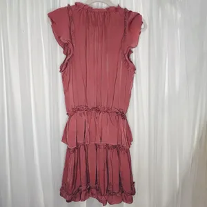 Pink Ruffled Tiered Mini Sundress thumbnail 2