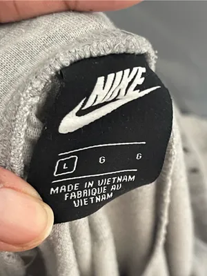 NIKE Heather Gray Joggers Sweatpants Sz L thumbnail 8