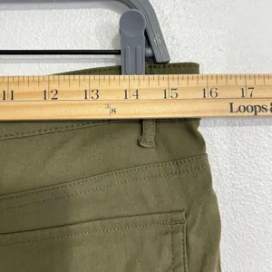 Prana Meme Cargo‎ Pants Womens Size 6 Green Olive Outdoors Hiking Climbing thumbnail 5