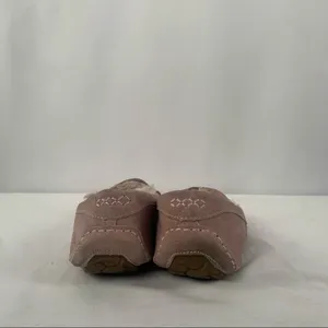 Ugg Ansley Suede Sherpa‎ Lined Slipper in Pink Size 8 thumbnail 4