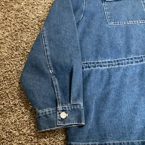 Cavalini Clothing Dark Wash Denim Shirt Jacket Shacket 3X NWT thumbnail 5