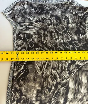Vintage Women's Dress Reversible Size M Animal Print Lightweight Sleeveless thumbnail 10