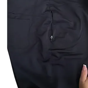 Tek Gear On-the-Go Gear Black Joggers Womens XL Zipper Pockets Stretch Pants thumbnail 4