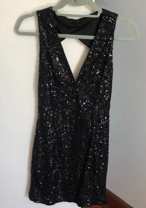 Miss Avenue Black sequin bodycon dress thumbnail 1