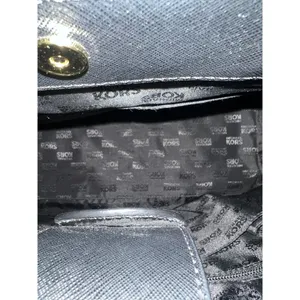 Michael Kors Black Saffiano‎ Leather East West Tote Bag Handbag Large thumbnail 10