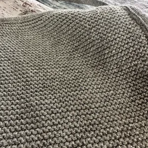NWT Zara Metallic Silver Open Back Knit Top thumbnail 5