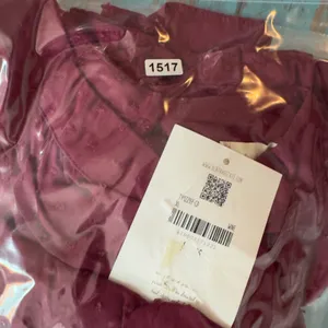 1517 | NWT Altar'd State Swiss Dot Boho Babydoll Peplum Blouse‎ Wine Women XL thumbnail 10