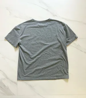 SHEIN Grey Round Neck Short Sleeve T-Shirt - M thumbnail 2