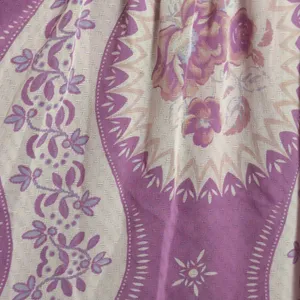 Free People Purple Pink Floral Empire Waist Sundress Spaghetti Straps Size L thumbnail 2