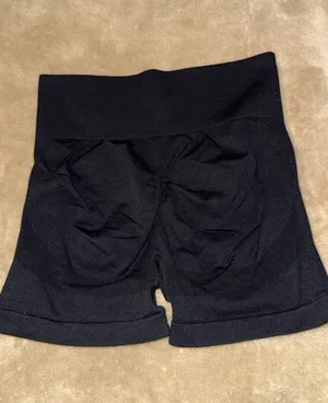 women’s high waisted scrunch shorts thumbnail 1