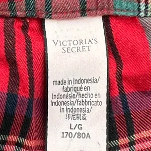 Victoria’s Secret Dream Plaid Pajama Pant Set Red thumbnail 5