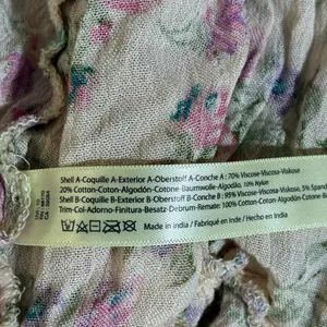 Free People Adella Floral Lace Ruffle Mini Dress Pink Purple Boho Cottagecore XS thumbnail 7