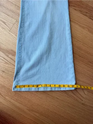 FRAME Le Palazzo High Rise Wide Leg Jeans Light Wash Size 31 NWT $288 thumbnail 14