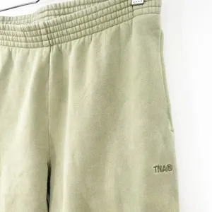 TNA Aritzia Women Sage Green Cozy Fleece Perfect Fit Jogger Sweatpants Size S thumbnail 3