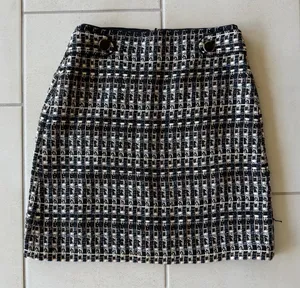 Ann Taylor Woven Patterned Skirt - 0 thumbnail 1