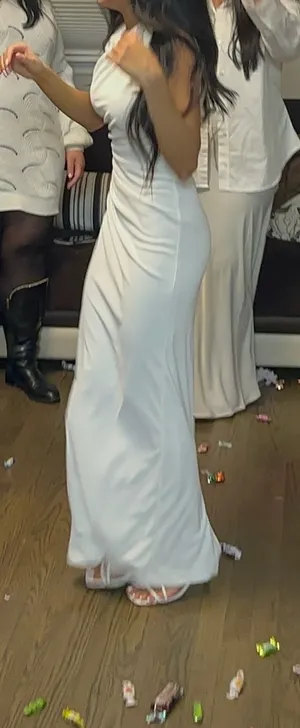 White ZARA Maxi Dress thumbnail 1