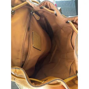 Coach Charlie Backpack Brown Pebbled Leather Turnlock F37582 thumbnail 10