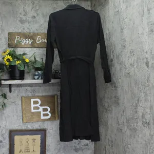 Halston Womens Wear to Work Collared V-Neck Long Sleeve Dress HD4H8ACL Black 14 thumbnail 2