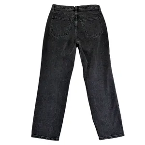 Abercrombie Fitch The Ankle Straight Ultra‎ High Rise Black Jeans Women 28 6R thumbnail 2