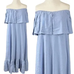 Free People Lynne Midi Dress in Lavender Luster Periwinkle Small NWT Beach Boho thumbnail 10