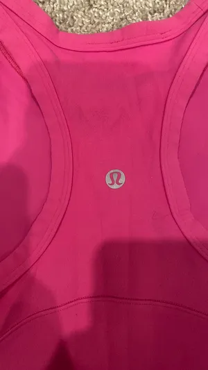 Lululemon sonic pink regular tank top size 2 thumbnail 3
