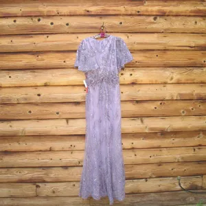 Mac Duggal $798 67493 Womens VINTAGE FLUTTER SLEEVE EVENING GOWN Dress thumbnail 11