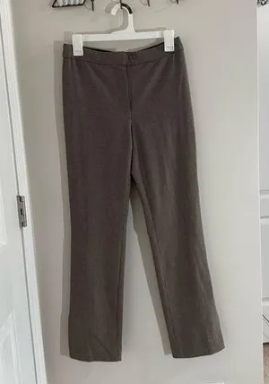 Aritzia Babaton Navy and Brown Houndstooth and Cream Trousers thumbnail 1