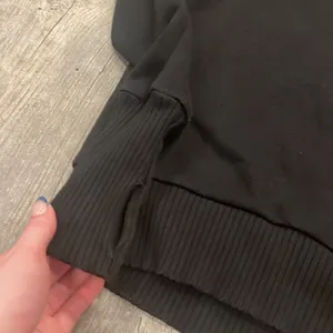 ALO Yoga Black Cowl Turtleneck Sweater Ribbed Knit thumbnail 2