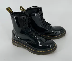 Dr. Martens 1460 W Black Patent Leather Ankle Boots Women's US 7 UK 5‎ EU 38 thumbnail 1