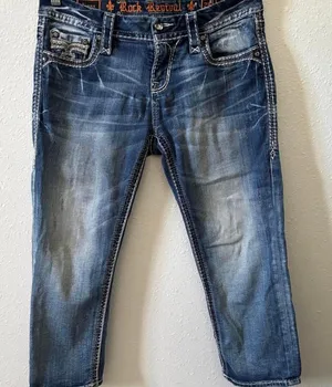 Rockrevival Women's Blue and Navy Jeans thumbnail 1