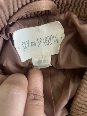 Sky And Sparrow Brown Faux Suede Bomber Jacket thumbnail 2