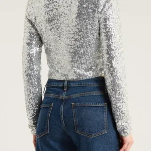 NWT GOOD AMERICAN - Sequin Crop Cardigan - $179 - Size XS thumbnail 2