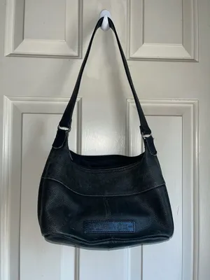 Fossil Black Pebbled Leather Shoulder Bag 75082 thumbnail 4