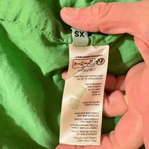 Anthropologie Pilcro Green Sleeveless Ruffle Hem Linen Mini Dress thumbnail 10