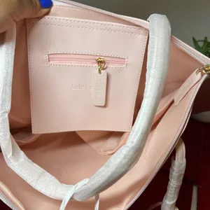 Lala Land pink waterproof tote Bag thumbnail 6