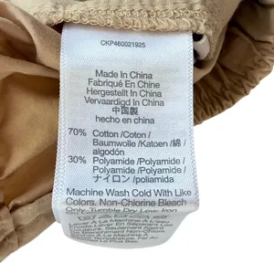 Madewell Pleated Balloon Pants Tan Size 2 High Waist Cotton Comfort Loose Casual thumbnail 6