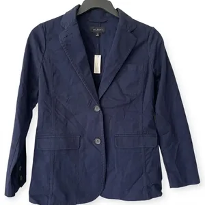 Talbots Blazer Jacket Blue Navy Sz 2 thumbnail 2